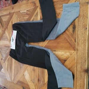 2 pairs fleece lined Pink Sparkle leggings